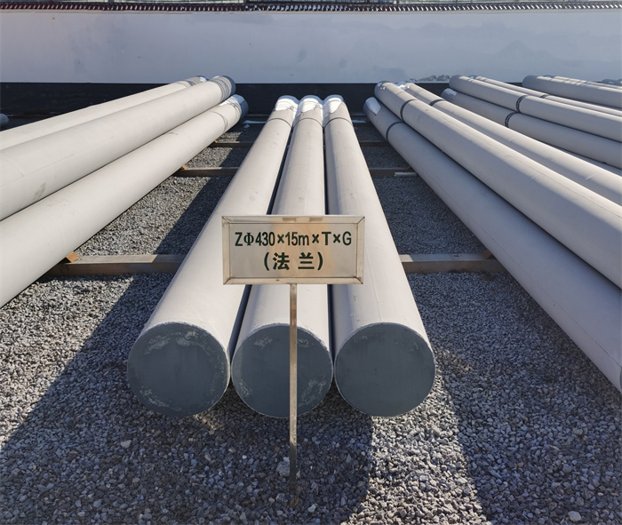 夏河430×15米×T×G砼电力电杆